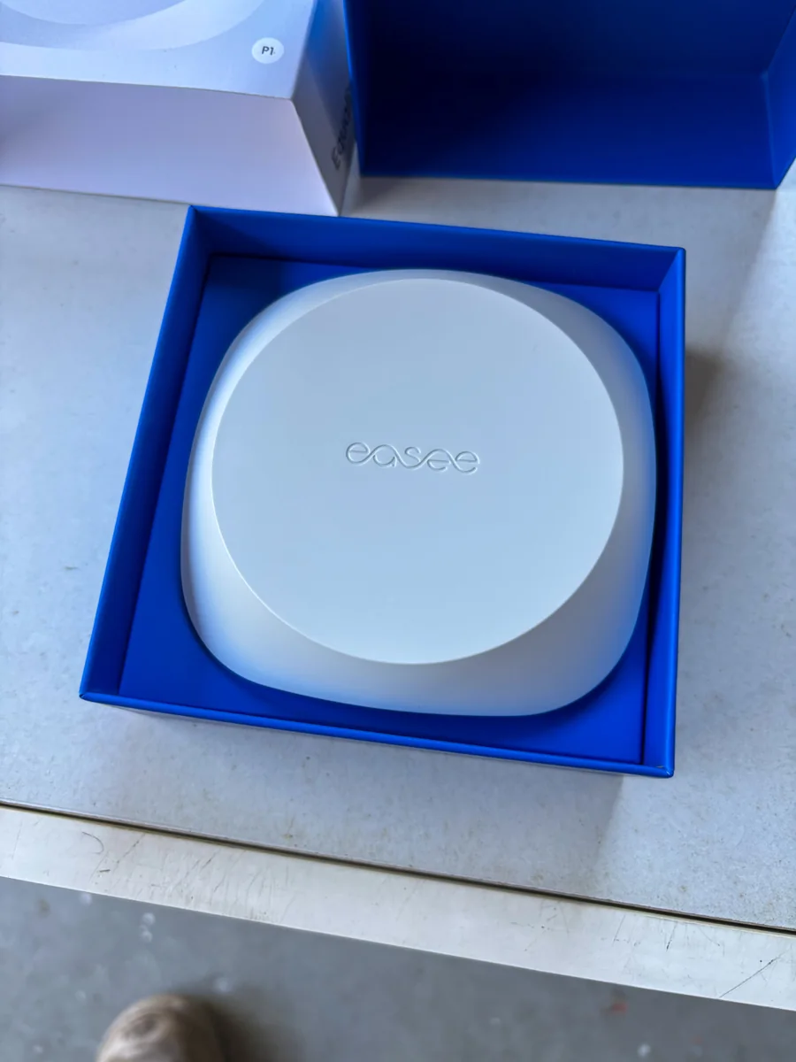 Easee-accessoire in de verpakking