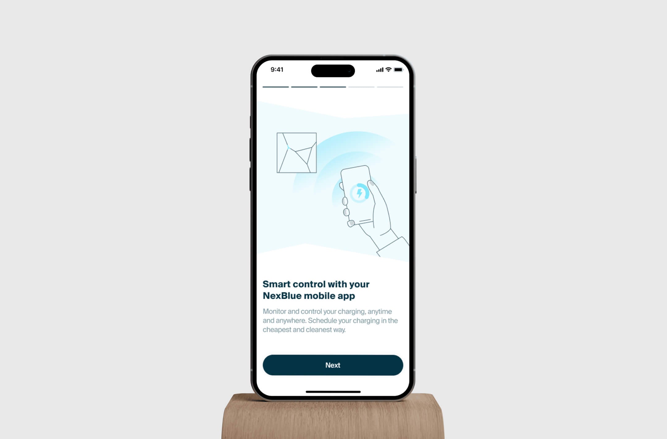 Nexblue gebruikersapp