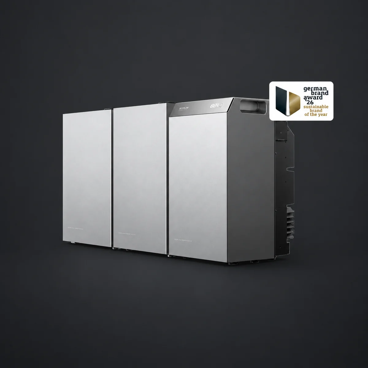 EcoFlow STREAM AC 5000 thuisbatterij met drie modules voor 15 kWh opslag